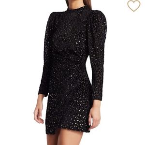A.l.C Jane velvet mini dress
